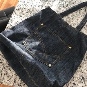 Cowboy Tote Bag Denim Shoulder Bag